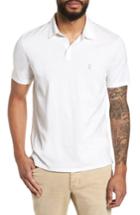 Men's John Varvatos Star Usa Peace Slim Fit Pima Cotton Polo - White