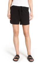 Women's James Perse Matte Drawstring Shorts - Black