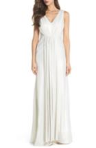 Women's Adrianna Papell Ruched Gown - Ivory
