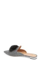Women's Aquazzura Powder Puff Metallic Mule Us / 35eu - Metallic