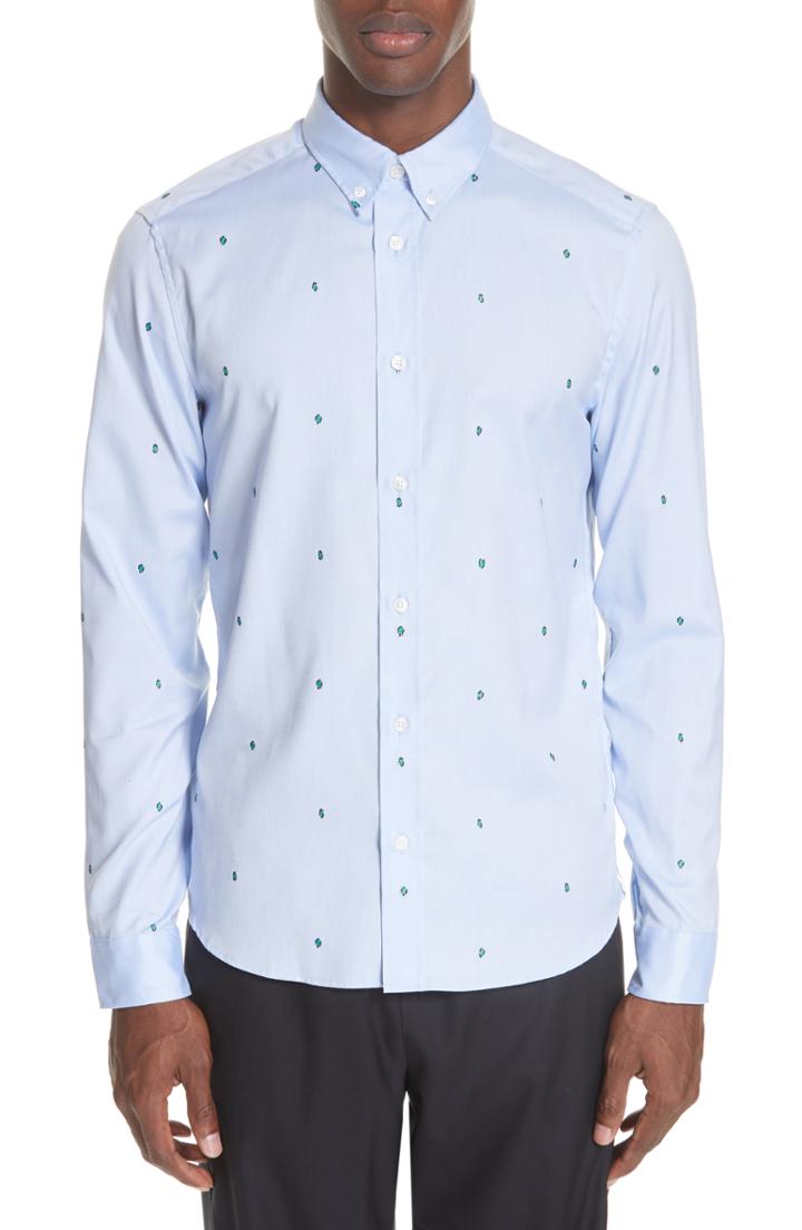 Men's Kenzo Slim Fit Print Sport Shirt