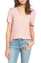 Women's Bp. Washed V-neck Tee, Size - Pink