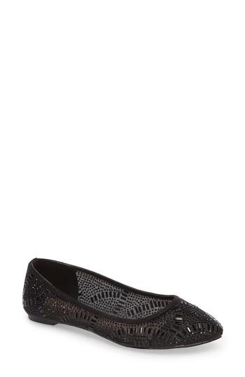 Women's Lauren Lorraine Luma Flat .5 M - Black