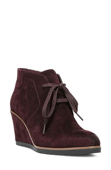 Women's Franco Sarto 'austine' Lace Up Wedge Bootie