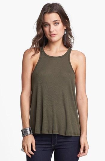 Women's Free People 'long Beach' Tank - Green