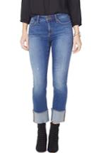 Women's Nydj Sheri Wide Release Hem Ankle Slim Jeans - Blue