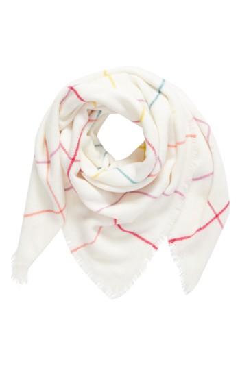 Women's Bp. Multicolor Grid Square Scarf