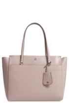 Tory Burch Parker Leather Tote - Grey