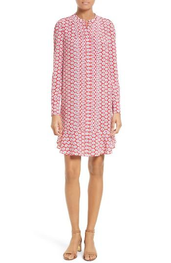 Women's Tory Burch Cora Floral Print Silk Shift Dress
