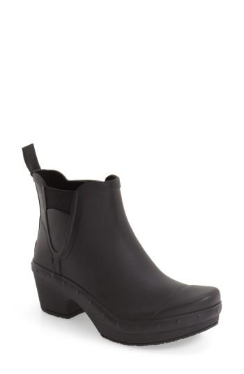 Women's Dansko 'rosa' Chelsea Rain Boot .5-6us / 36eu M - Black