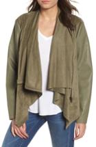 Women's Blanknyc Drape Front Jacket - Green