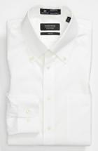 Men's Nordstrom Men's Shop Smartcare(tm) Trim Fit Solid Dress Shirt 32/33 - White