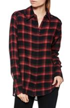 Women's Paige Clemence Plaid Shirt - Red