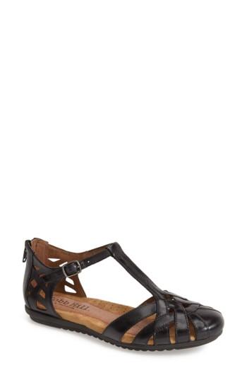 Women's Rockport Cobb Hill 'ireland' Leather Sandal .5 N - Black