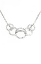 Women's Judith Jack Silver Sparkle Crystal Collar Necklace
