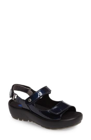 Women's Wolky Rio Sandal -7.5us / 38eu - Blue