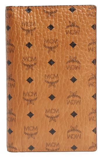 Mcm Visetos Coated Canvas Passport Case -