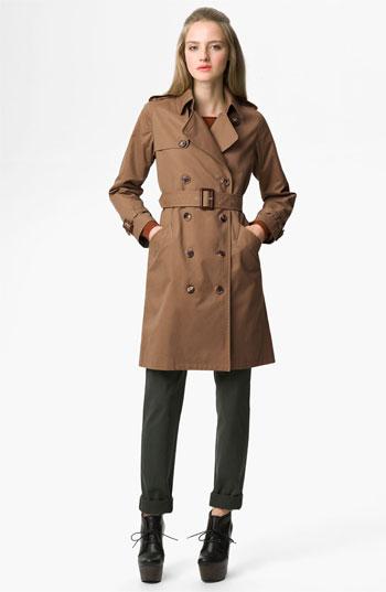 A.p.c. Belted Gabardine Trench Coat