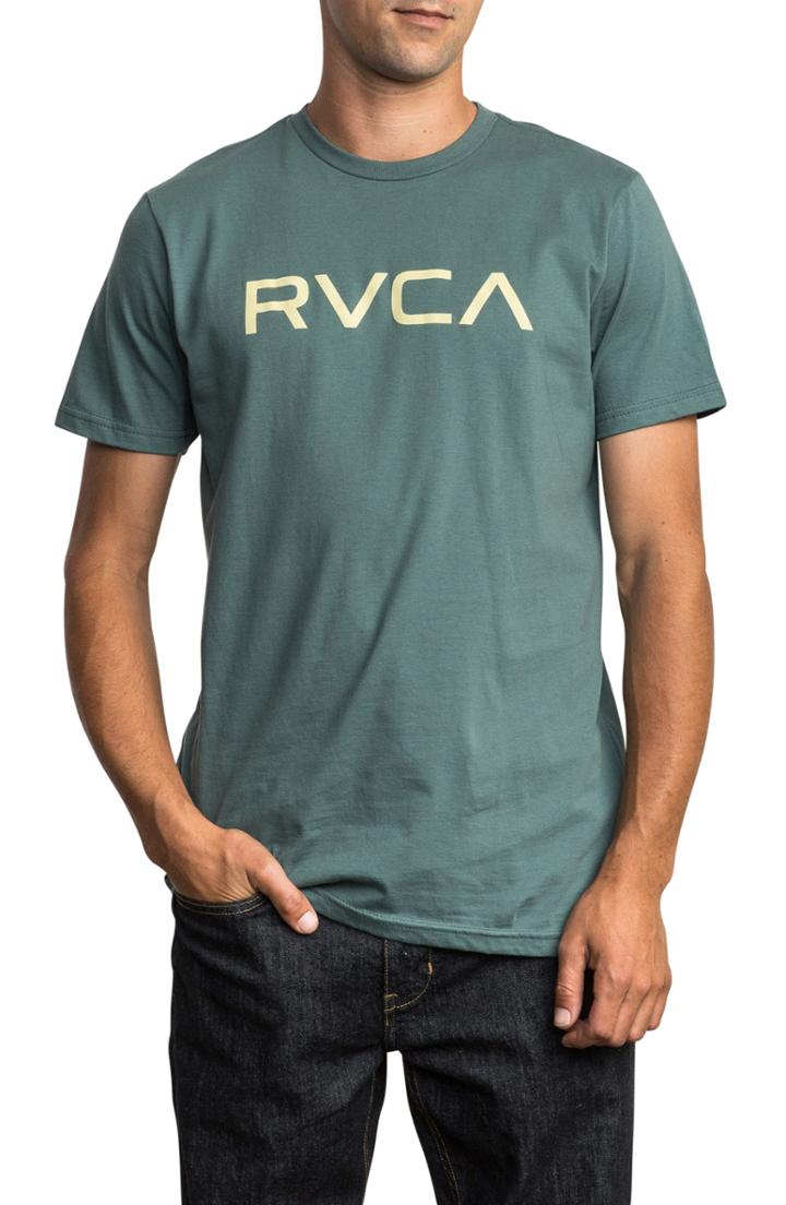 Men's Rvca Big Logo T-shirt - Blue/green