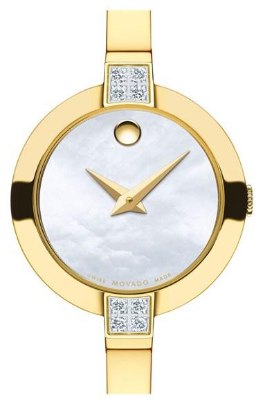 Women's Movado 'bela' Bangle Watch, 25mm