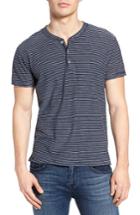 Men's Sol Angeles Pucker Stripe Henley T-shirt