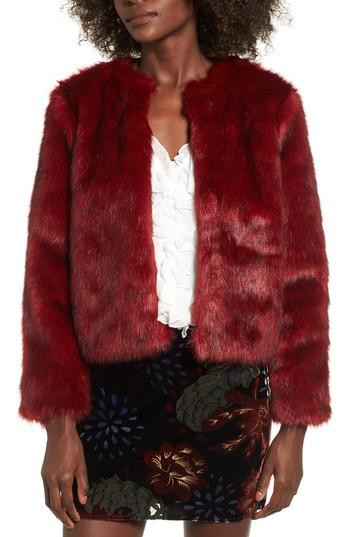 Women's Band Of Gypsies Faux Fur Jacket