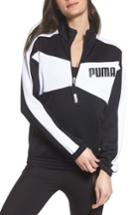 Women's Puma Archive T7 Half Zip Pullover, Size - Black