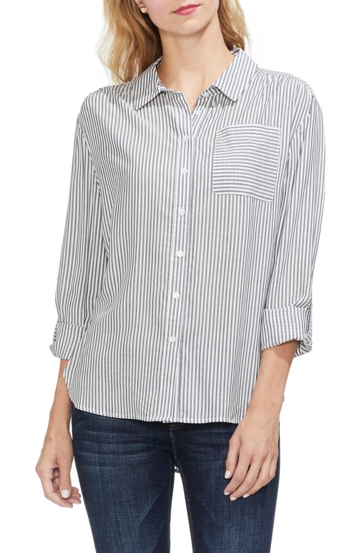Women's Vince Camuto Stripe Top - White