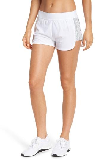 Women's Zella Go Run Reflect Shorts, Size - White