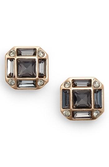 Women's Halogen Baguette Stud Earrings