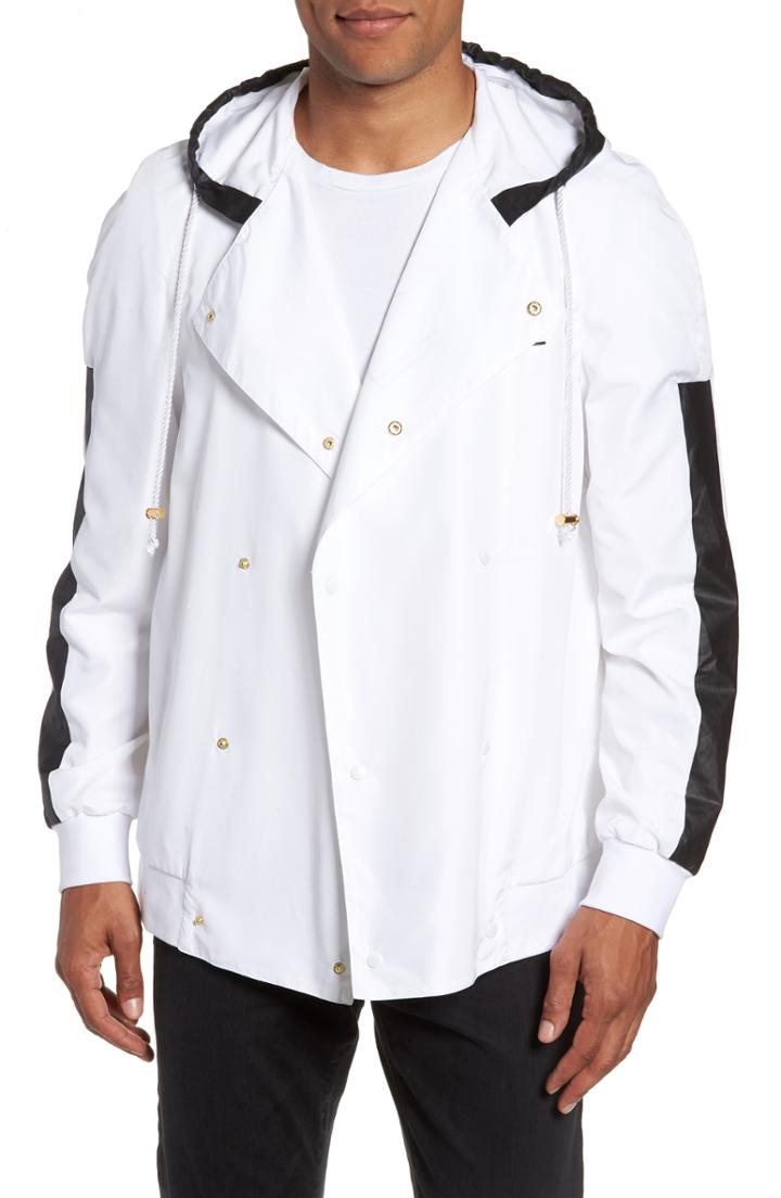 Men's Lvlxiii Windbreaker, Size - White