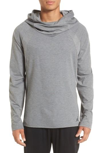 Men's Nike Jordan 23 Alpha Therma Fz Hoodie - Black