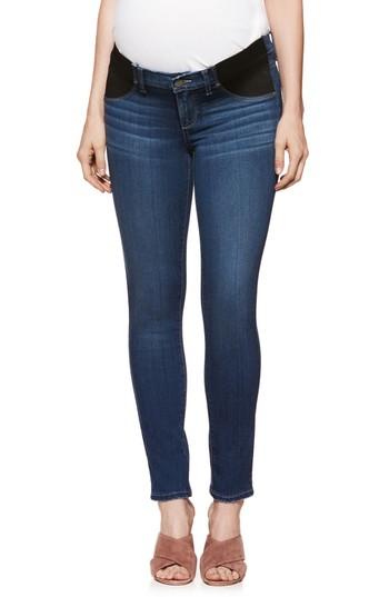 Women's Paige Transcend - Verdugo Ultra Skinny Maternity Jeans - Blue