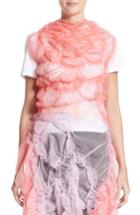 Women's Tricot Comme Des Garcons Nulle Tulle & Lace Top - Pink