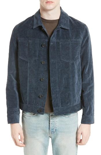 Men's Marni Washed Velvet Trucker Jacket