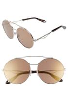 Women's Givenchy 62mm Oversize Round Sunglasses - Light Gold