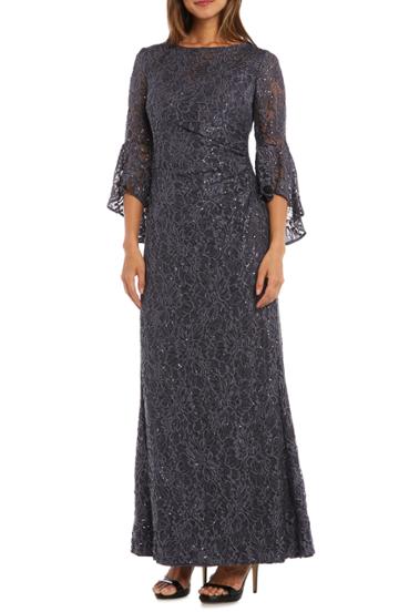 Women's Morgan & Co. Sequin Embellished Gown