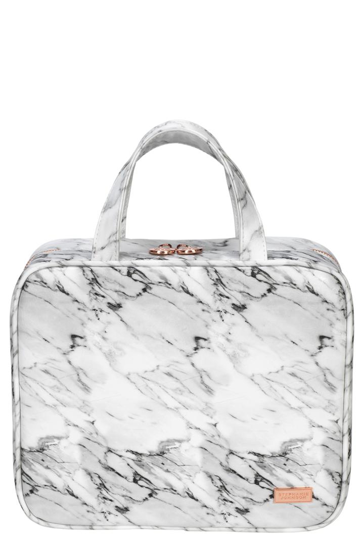 Stephanie Johnson Carrara Grey Martha Cosmetics Briefcase, Size - Carrerra Grey