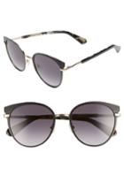 Women's Kate Spade New York Janalee 53mm Cat Eye Sunglasses - Black