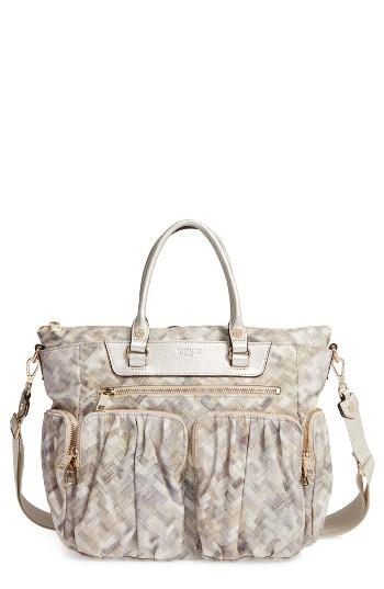 Mz Wallace 'small Abbey' Bedford Nylon Tote - Beige