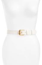 Women's Stella Mccartney Eco Alter Nappa Belt - Pure White