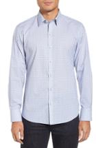 Men's Zachary Prell Obi Slim Fit Circle Print Sport Shirt