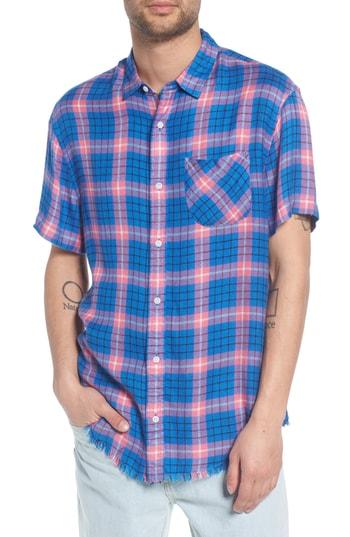 Men's The Rail Flannel Woven Shirt - Blue