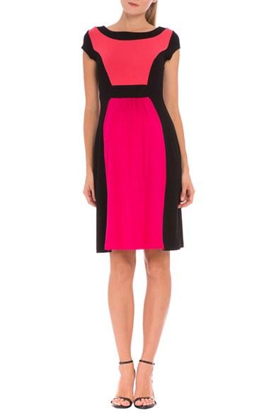 Women's Olian 'margarette' Colorblock Maternity Dress