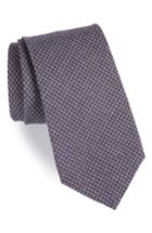 Men's Michael Bastian Geometric Wool Tie, Size - Blue