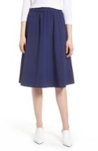 Women's Halogen A-line Midi Skirt - Blue