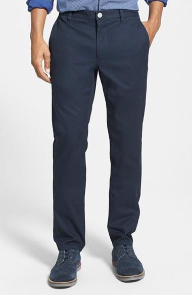 Men's Bonobos Tailored Fit Washed Chinos X 34 - Blue