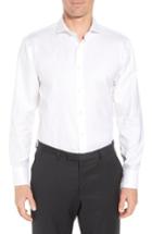 Men's John W. Nordstrom Traditional Fit Solid Dress Shirt - White