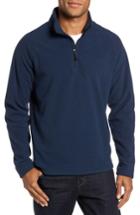 Men's Nordstrom Men's Shop Quarter Zip Fleece Pullover, Size - Blue