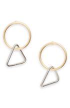 Women's Loren Olivia Mini Triangle Hoop Earrings (nordstrom Exclusive)